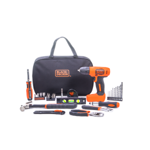 8V Drill & Home Tool Kit. 57 Piece
