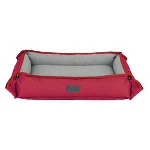 Four Way Pet Bed for Medium Dogs 24X20X3 In. Red