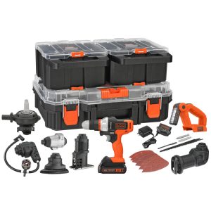 20V MAX *POWERCONNECT  MATRIX  Cordless Drill With 8 Attachments and Storage Case. Battery and Charger Included