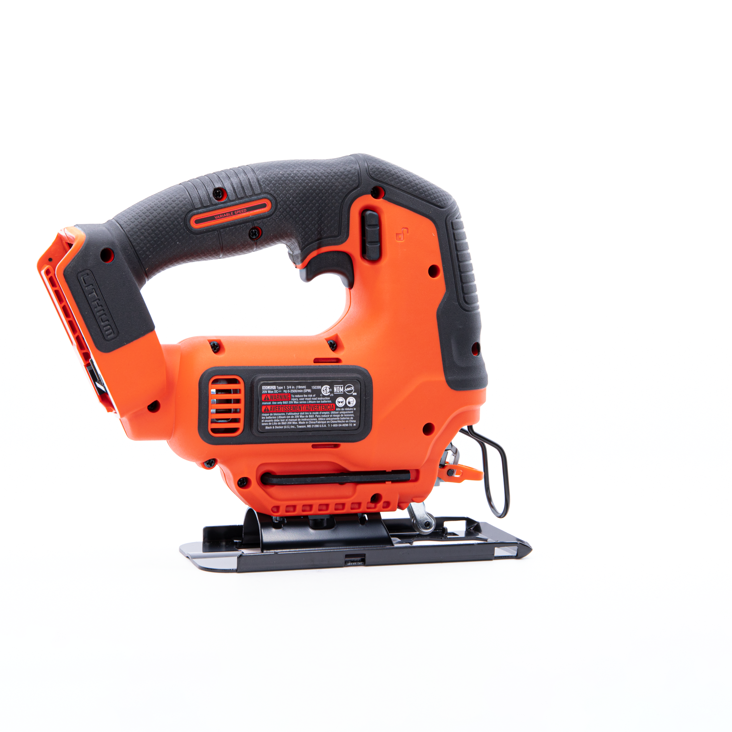 20V MAX* POWERCONNECT Cordless Variable Speed Jigsaw. Battery and Charger Not Included - Image 19